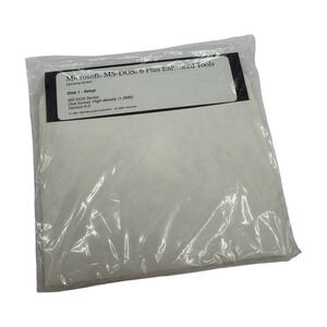 Microsoft MS-DOS 6 Plus Enhanced Tools Disk 1 Setup 5.25in 1.2MB Version 6.0